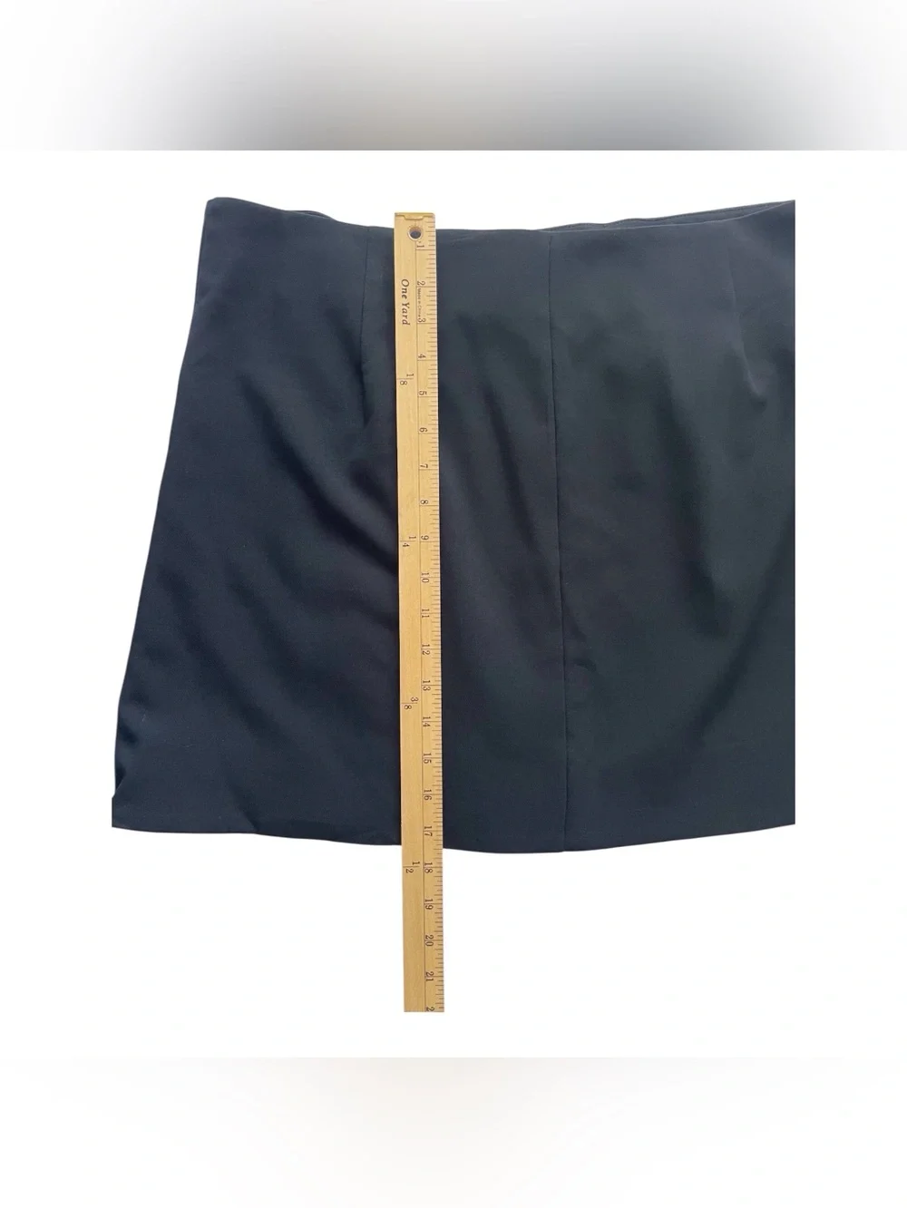 Junior Girls A New Day Black Button-Front Wrap Skirt,16